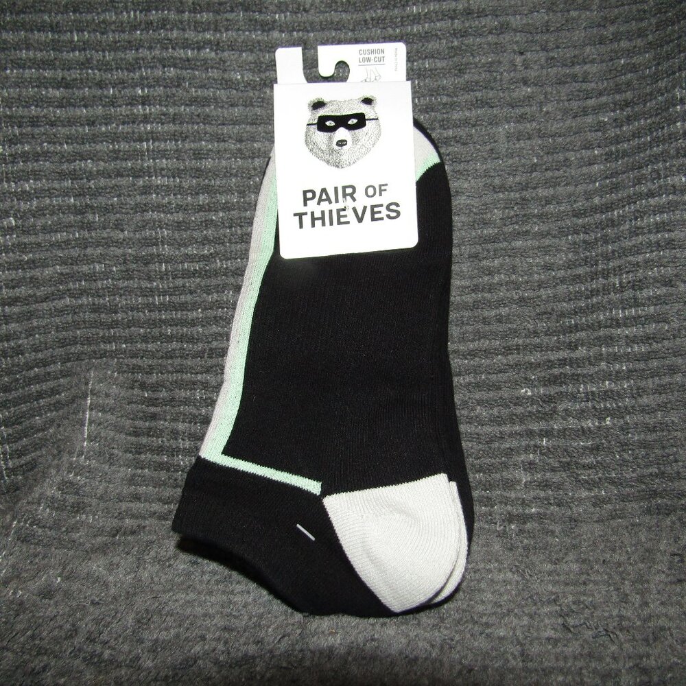 Pair Of Thieves Crew Socks Mens 6-12 Multi-Color Stripes 3 Pack